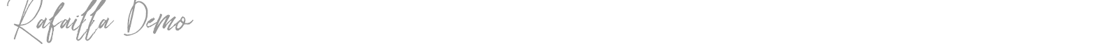 Rafailla font preview